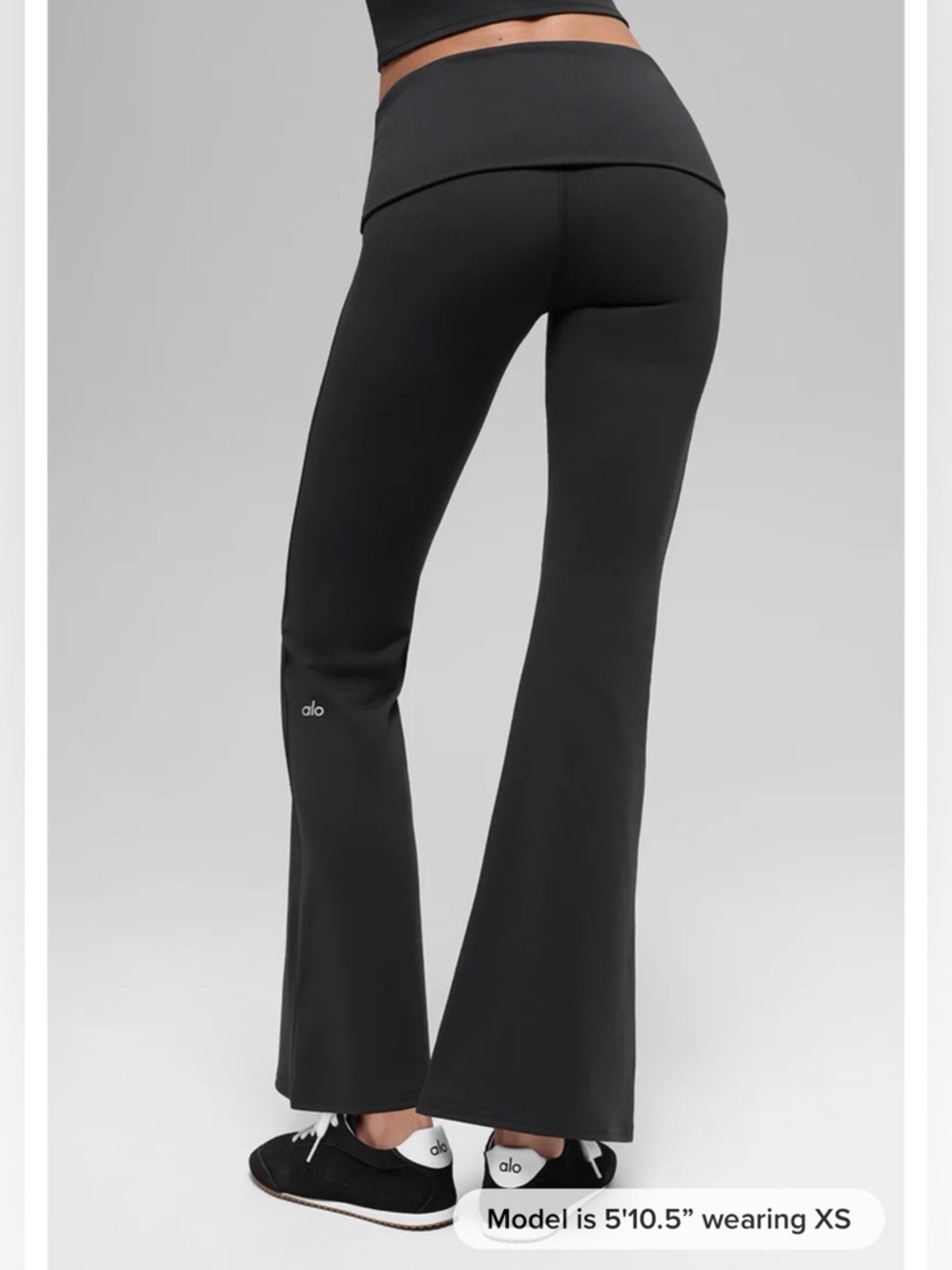 ALO Softsculpt 7/8 Foldover Flare Legging - Picture 4 of 8